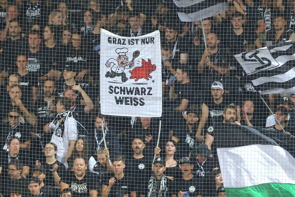 GAK - Sturm Graz
Oesterreichische Fussball Bundesliga, 2. Runde, GAK - SK Sturm Graz, Stadion Liebenau Graz, 30.08.2025. 

Foto zeigt Fans von Sturm
