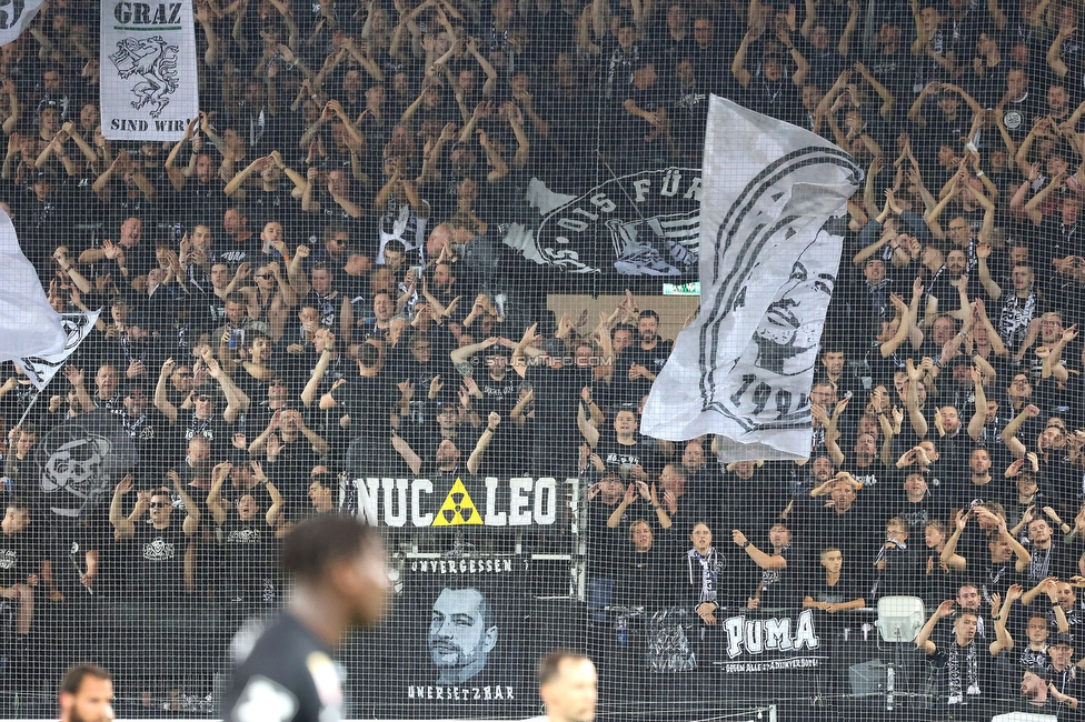 GAK - Sturm Graz
Oesterreichische Fussball Bundesliga, 2. Runde, GAK - SK Sturm Graz, Stadion Liebenau Graz, 30.08.2025. 

Foto zeigt Fans von Sturm
