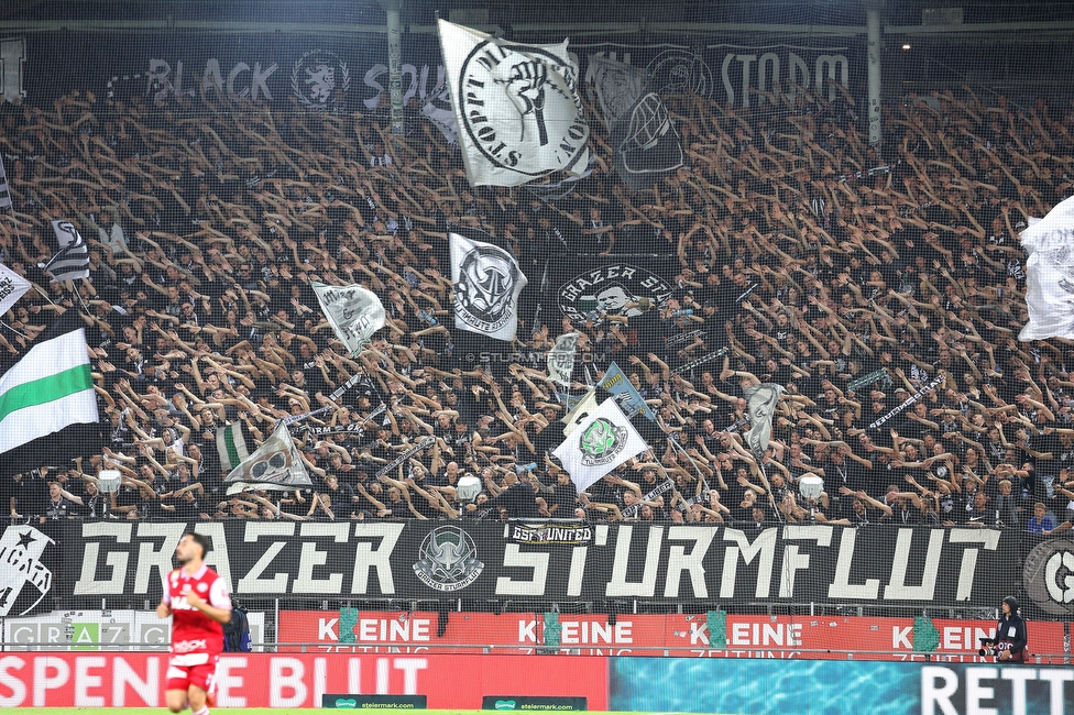 GAK - Sturm Graz
Oesterreichische Fussball Bundesliga, 2. Runde, GAK - SK Sturm Graz, Stadion Liebenau Graz, 30.08.2025. 

Foto zeigt Fans von Sturm
Schlüsselwörter: sturmflut