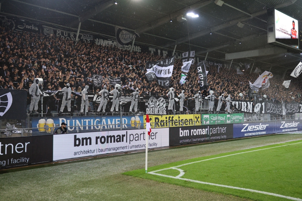 GAK - Sturm Graz
Oesterreichische Fussball Bundesliga, 5. Runde, Grazer AK - SK Sturm Graz, Stadion Liebenau Graz, 30.08.2025. 

Foto zeigt Fans von Sturm
