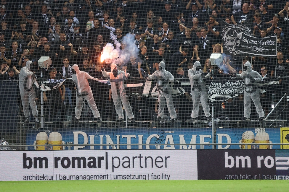 GAK - Sturm Graz
Oesterreichische Fussball Bundesliga, 2. Runde, GAK - SK Sturm Graz, Stadion Liebenau Graz, 30.08.2025. 

Foto zeigt Fans von Sturm
