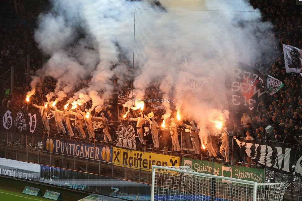 GAK - Sturm Graz
Oesterreichische Fussball Bundesliga, 5. Runde, Grazer AK - SK Sturm Graz, Stadion Liebenau Graz, 30.08.2025. 

Foto zeigt Fans von Sturm
