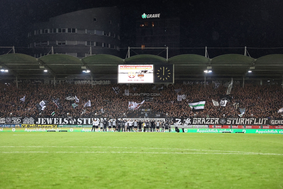 GAK - Sturm Graz
Oesterreichische Fussball Bundesliga, 2. Runde, GAK - SK Sturm Graz, Stadion Liebenau Graz, 30.08.2025. 

Foto zeigt Fans von Sturm
