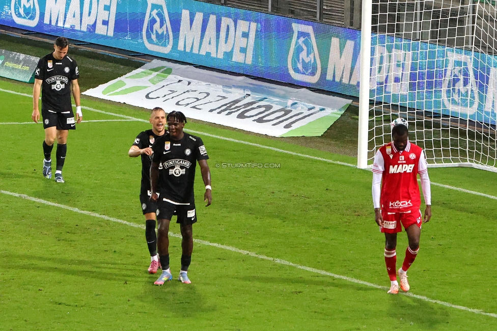 GAK - Sturm Graz
Oesterreichische Fussball Bundesliga, 5. Runde, Grazer AK - SK Sturm Graz, Stadion Liebenau Graz, 30.08.2025. 

Foto zeigt Seedy Jatta (Sturm)
Schlüsselwörter: torjubel