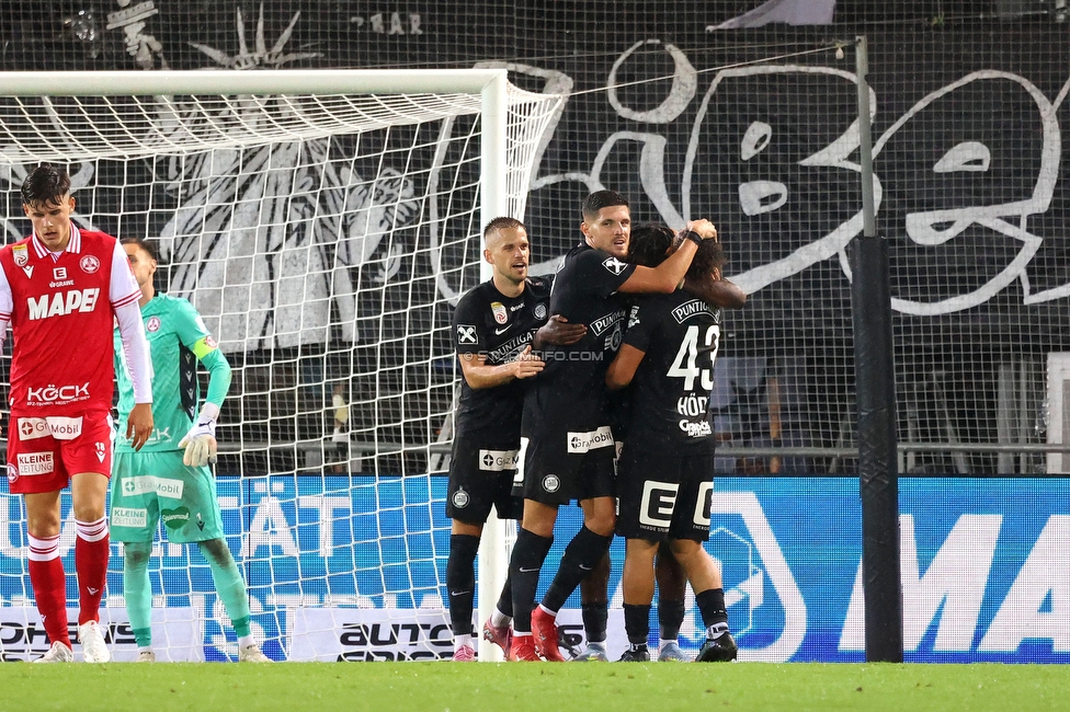 GAK - Sturm Graz
Oesterreichische Fussball Bundesliga, 2. Runde, GAK - SK Sturm Graz, Stadion Liebenau Graz, 30.08.2025. 

Foto zeigt Seedy Jatta (Sturm)
