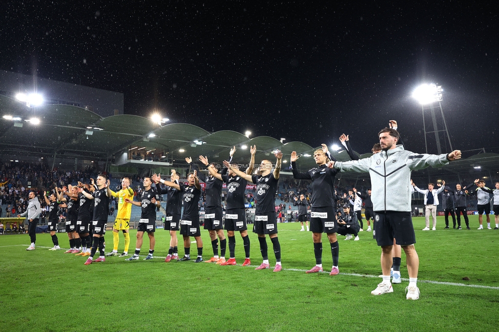 GAK - Sturm Graz
Oesterreichische Fussball Bundesliga, 5. Runde, Grazer AK - SK Sturm Graz, Stadion Liebenau Graz, 30.08.2025. 

Foto zeigt die Mannschaft von Sturm
