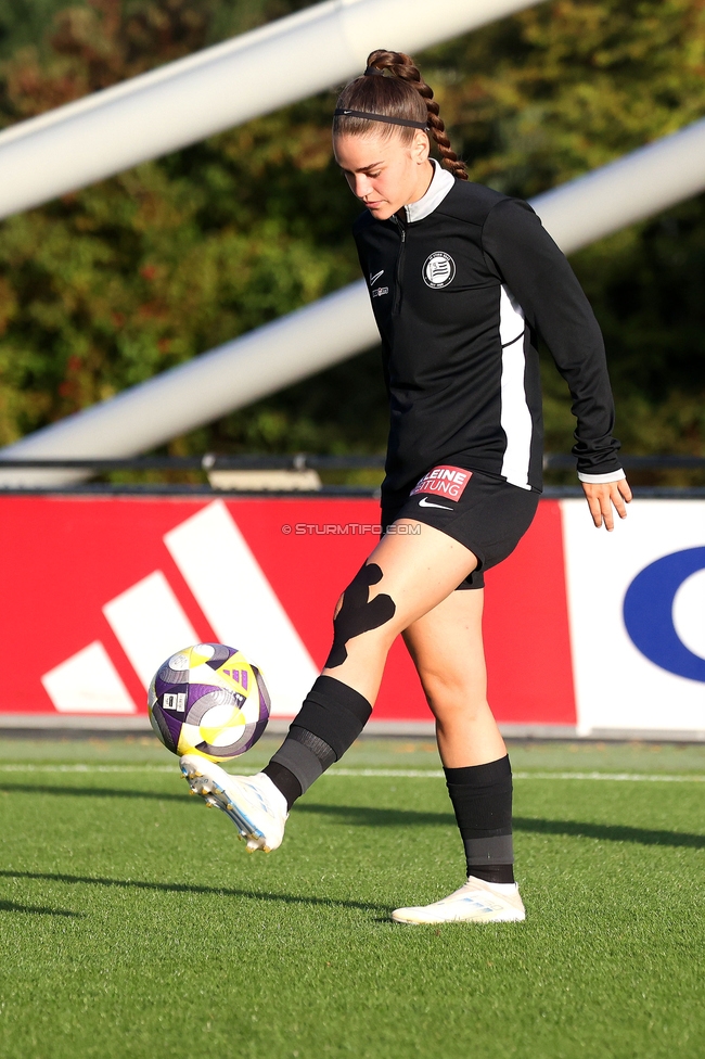 Ajax Frouwen - Sturm Damen
UEFA Women's Europa Cup, 1. Runde, Ajax Amsterdam - SK Sturm Graz Damen, Sportpark De Toekomst Amsterdam, 11.09.2025.

Foto zeigt Mia Gavric (Sturm Damen)
