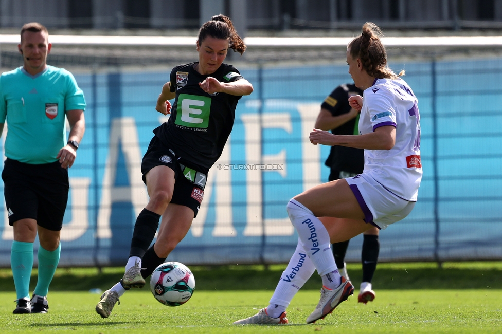 Sturm Damen - Austria Wien
OEFB Frauen Bundesliga, 5. Runde, SK Sturm Graz Damen - FK Austria Wien, Trainingszentrum Messendorf, 14.09.2025. 

Foto zeigt Zala Kustrin (Sturm Damen)
