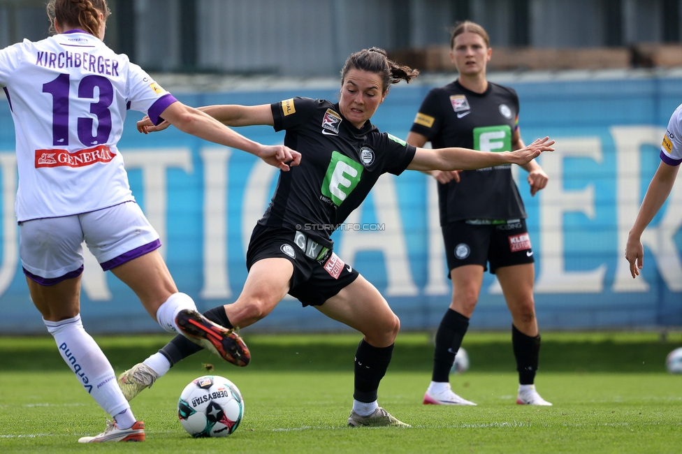 Sturm Damen - Austria Wien
OEFB Frauen Bundesliga, 5. Runde, SK Sturm Graz Damen - FK Austria Wien, Trainingszentrum Messendorf, 14.09.2025. 

Foto zeigt Zala Kustrin (Sturm Damen)
