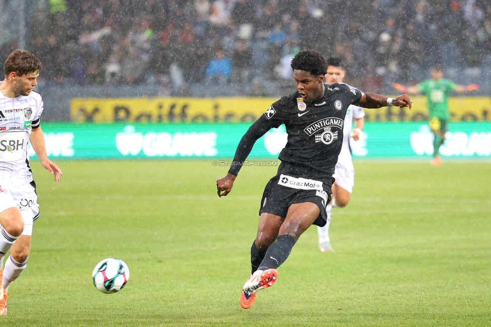 Sturm Graz - Wolfsberg
Oesterreichische Fussball Bundesliga, 11. Runde, SK Sturm Graz - Wolfsberger AC, Stadion Liebenau Graz, 26.10.2025. 

Foto zeigt Tochi Phil Chukwuani (Sturm)
