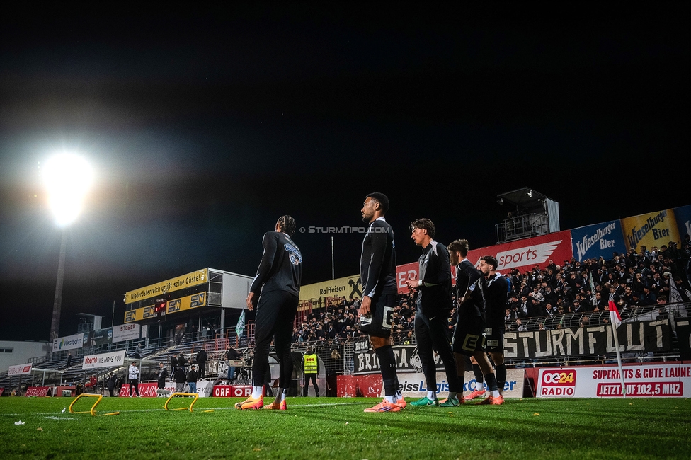 Admira - Sturm Graz
OEFB Cup Achtelfinale, Admira Wacker - SK Sturm Graz, Stadion Suedstadt Maria Enzersdorf, 29.10.2025. 

Foto zeigt die Mannschaft von Sturm
