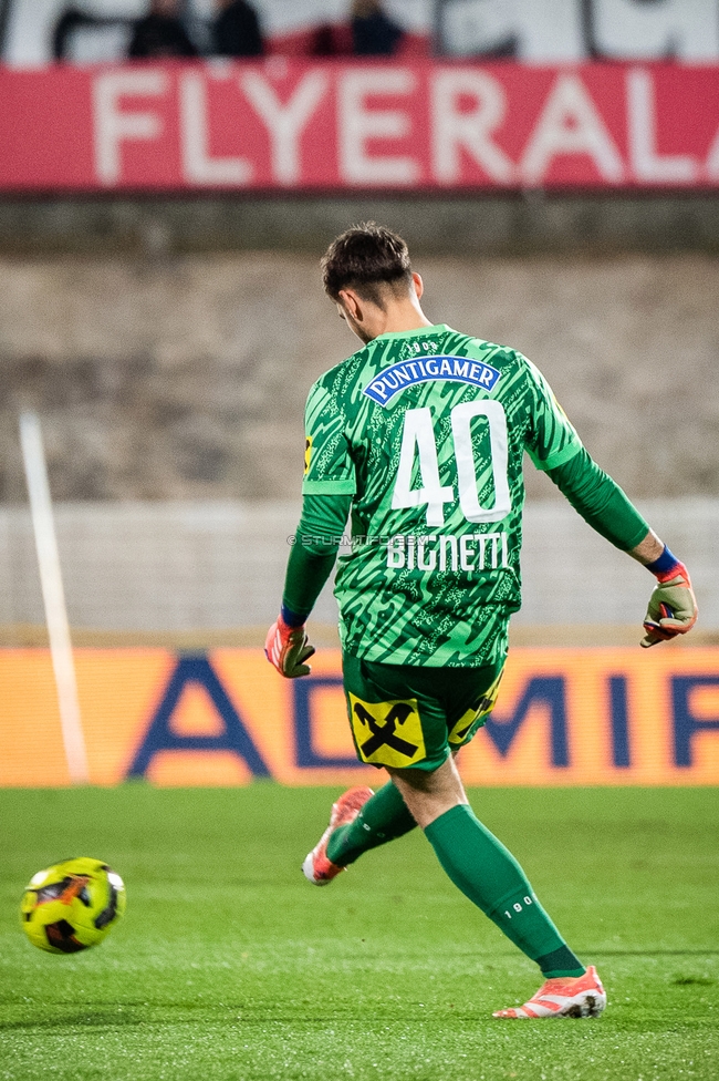 Admira - Sturm Graz
OEFB Cup Achtelfinale, Admira Wacker - SK Sturm Graz, Stadion Suedstadt Maria Enzersdorf, 29.10.2025. 

Foto zeigt Matteo Bignetti (Sturm)
