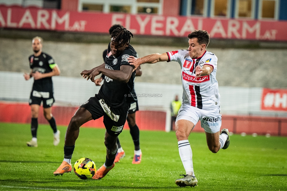 Admira - Sturm Graz
OEFB Cup Achtelfinale, Admira Wacker - SK Sturm Graz, Stadion Suedstadt Maria Enzersdorf, 29.10.2025. 

Foto zeigt Seedy Jatta (Sturm)
