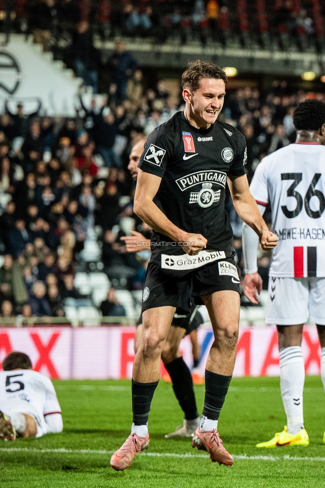 Admira - Sturm Graz
OEFB Cup Achtelfinale, Admira Wacker - SK Sturm Graz, Stadion Suedstadt Maria Enzersdorf, 29.10.2025. 

Foto zeigt Leon Grgic (Sturm)
