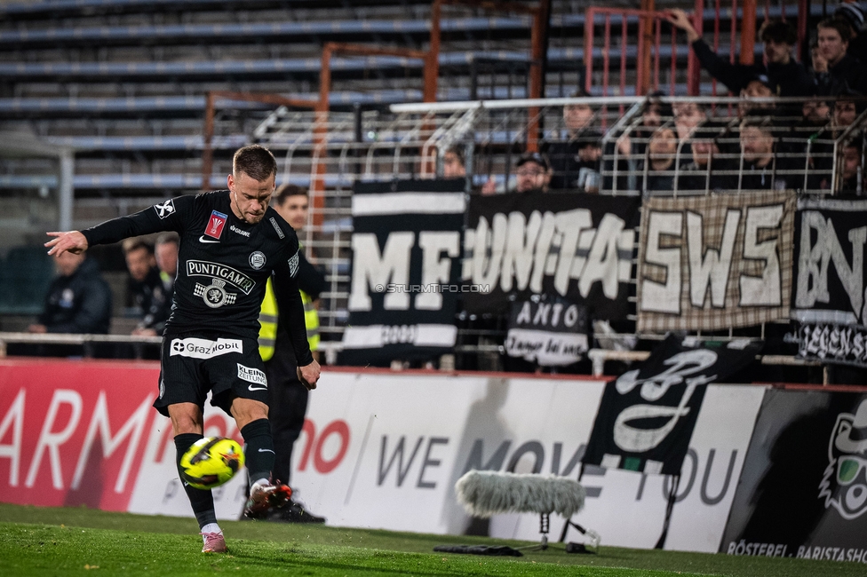 Admira - Sturm Graz
OEFB Cup Achtelfinale, Admira Wacker - SK Sturm Graz, Stadion Suedstadt Maria Enzersdorf, 29.10.2025. 

Foto zeigt Tomi Horvat (Sturm)

