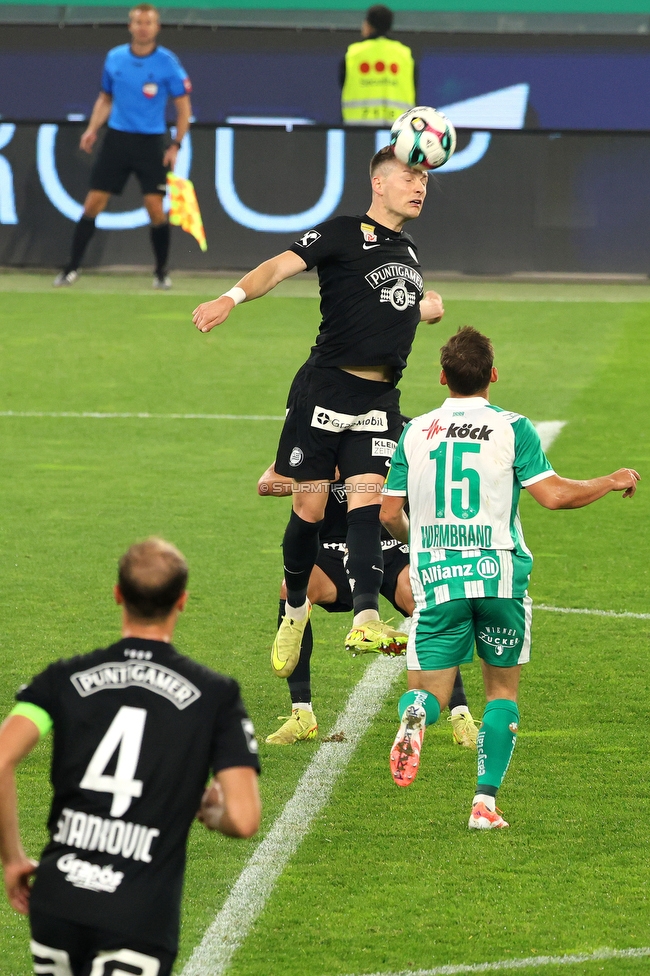 Rapid Wien - Sturm Graz
Oesterreichische Fussball Bundesliga, 12. Runde, SK Rapid Wien - SK Sturm Graz, Weststadion Wien, 02.11.2025. 

Foto zeigt Dimitri Lavalee (Sturm)
