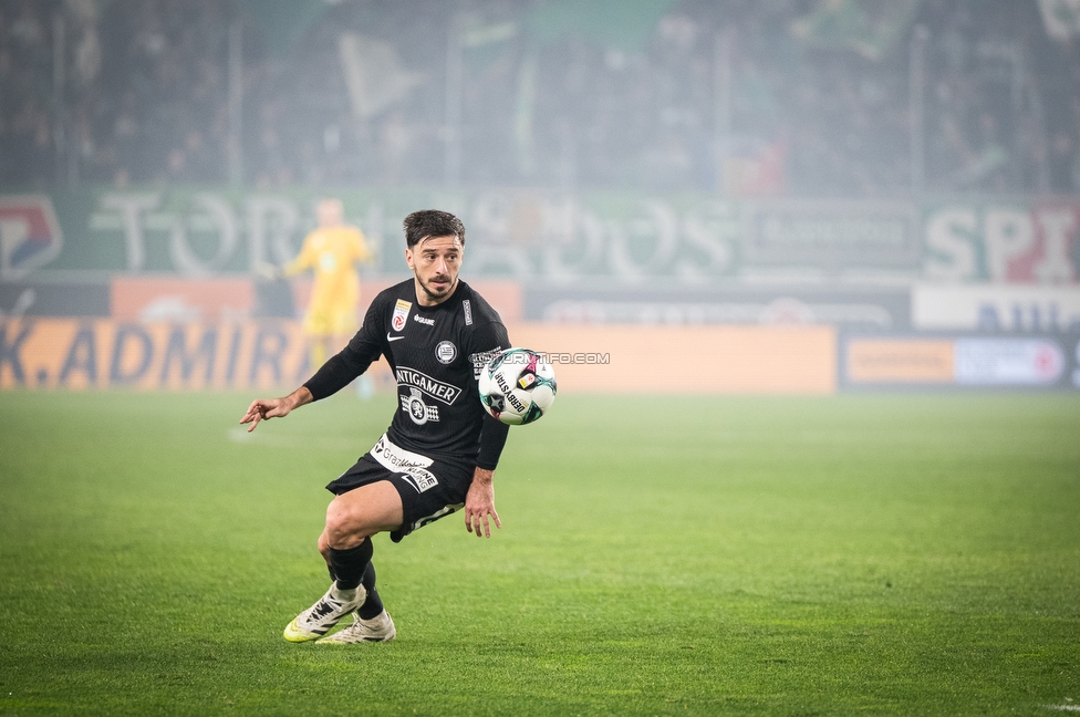 Rapid Wien - Sturm Graz
Oesterreichische Fussball Bundesliga, 12. Runde, SK Rapid Wien - SK Sturm Graz, Weststadion Wien, 02.11.2025. 

Foto zeigt Otar Kiteishvili (Sturm)
