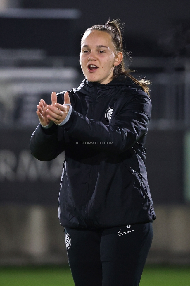 Sturm Damen - Vienna
OEFB Frauen Bundesliga, 12. Runde, SK Sturm Graz Damen - First Vienna, Trainingszentrum Messendorf, 07.11.2025. 

Foto zeigt Julia Keutz (Sturm Damen)
