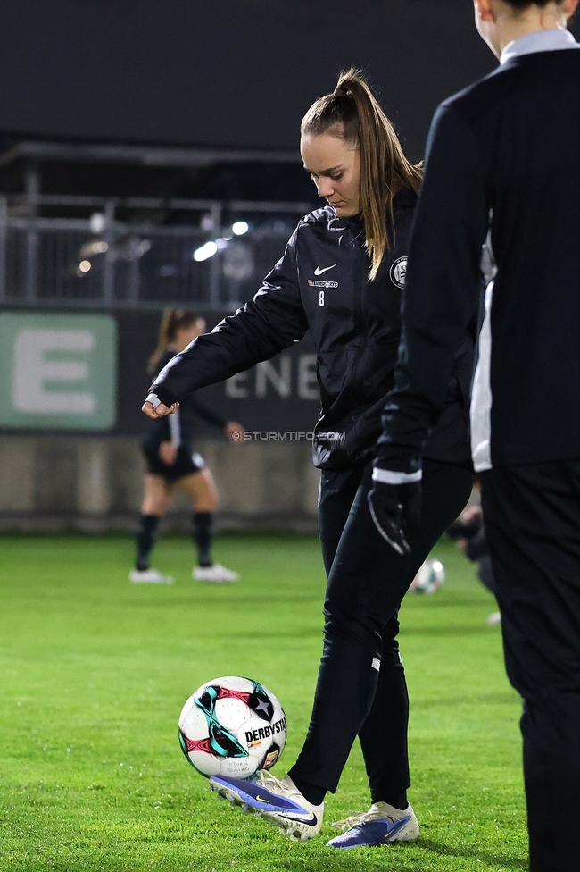 Sturm Damen - Vienna
OEFB Frauen Bundesliga, 12. Runde, SK Sturm Graz Damen - First Vienna, Trainingszentrum Messendorf, 07.11.2025. 

Foto zeigt Julia Keutz (Sturm Damen)
