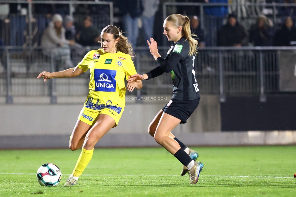 Sturm Damen - Vienna
OEFB Frauen Bundesliga, 12. Runde, SK Sturm Graz Damen - First Vienna, Trainingszentrum Messendorf, 07.11.2025. 

Foto zeigt Lena Breznik (Sturm Damen)
