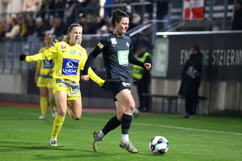 Sturm Damen - Vienna
OEFB Frauen Bundesliga, 12. Runde, SK Sturm Graz Damen - First Vienna, Trainingszentrum Messendorf, 07.11.2025. 

Foto zeigt Zala Kustrin (Sturm Damen)
