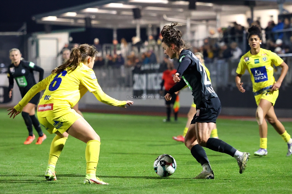 Sturm Damen - Vienna
OEFB Frauen Bundesliga, 12. Runde, SK Sturm Graz Damen - First Vienna, Trainingszentrum Messendorf, 07.11.2025. 

Foto zeigt Zala Kustrin (Sturm Damen)
