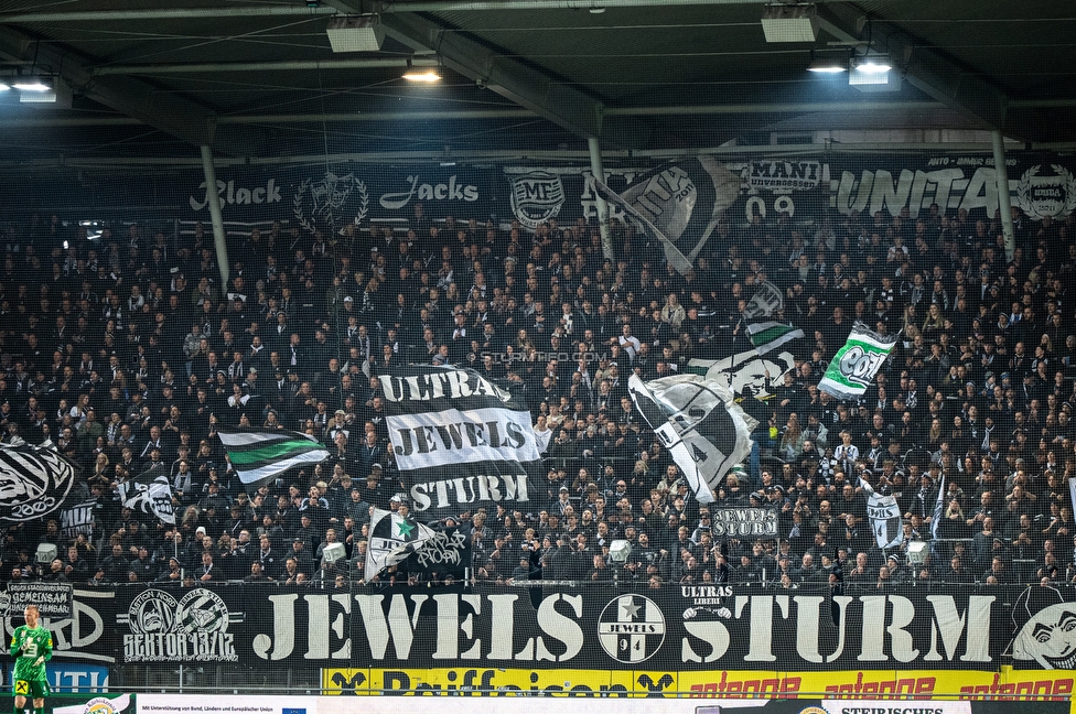 Sturm Graz - RB Salzburg
Oesterreichische Fussball Bundesliga, 13. Runde, SK Sturm Graz - FC RB Salzburg, Stadion Liebenau Graz, 09.11.2025. 

Foto zeigt Fans von Sturm
