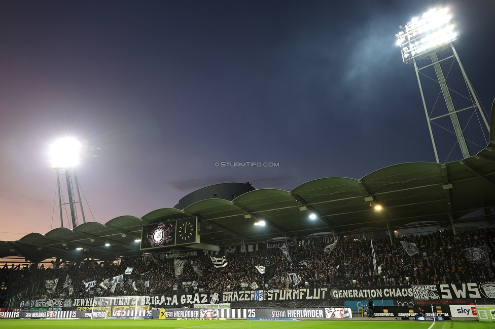 Sturm Graz - RB Salzburg
Oesterreichische Fussball Bundesliga, 13. Runde, SK Sturm Graz - FC RB Salzburg, Stadion Liebenau Graz, 09.11.2025. 

Foto zeigt Fans von Sturm
