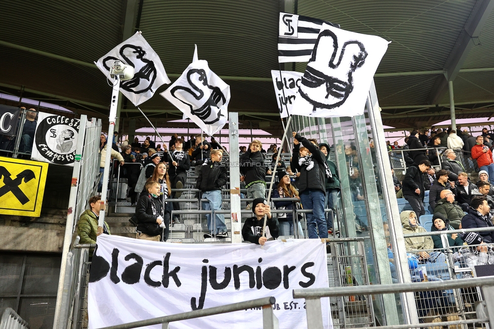 Sturm Graz - Salzburg
Oesterreichische Fussball Bundesliga, 13. Runde, SK Sturm Graz - FC Salzburg, Stadion Liebenau Graz, 26.10.2025. 

Foto zeigt Fans von Sturm
