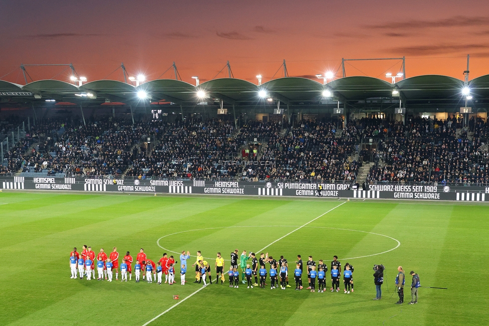 Sturm Graz - RB Salzburg
Oesterreichische Fussball Bundesliga, 13. Runde, SK Sturm Graz - FC RB Salzburg, Stadion Liebenau Graz, 09.11.2025. 

Foto zeigt die Mannschaft von Sturm
