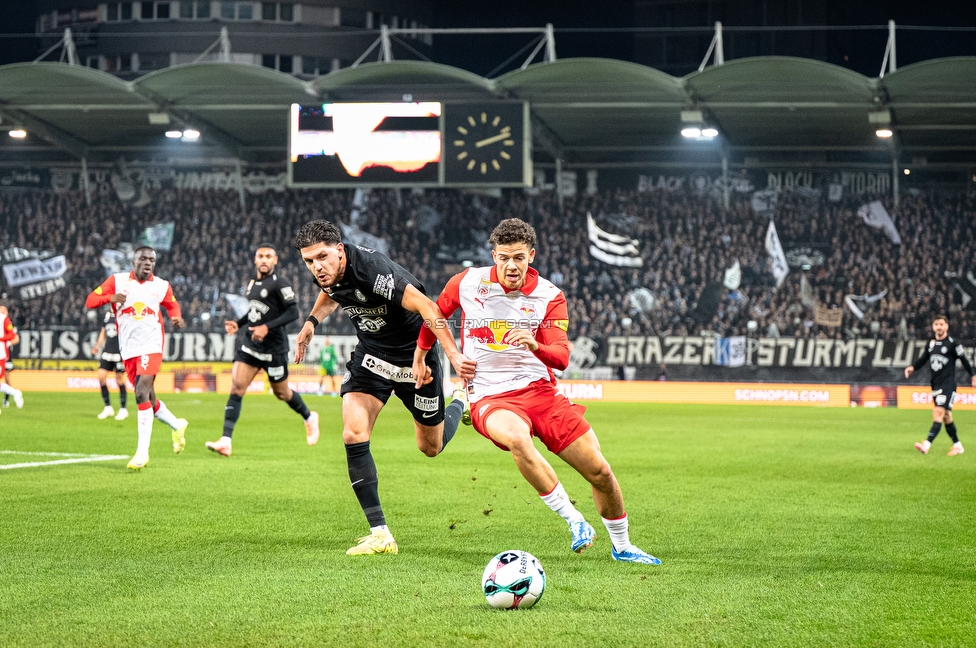 Sturm Graz - RB Salzburg
Oesterreichische Fussball Bundesliga, 13. Runde, SK Sturm Graz - FC RB Salzburg, Stadion Liebenau Graz, 09.11.2025. 

Foto zeigt Emir Karic (Sturm)
