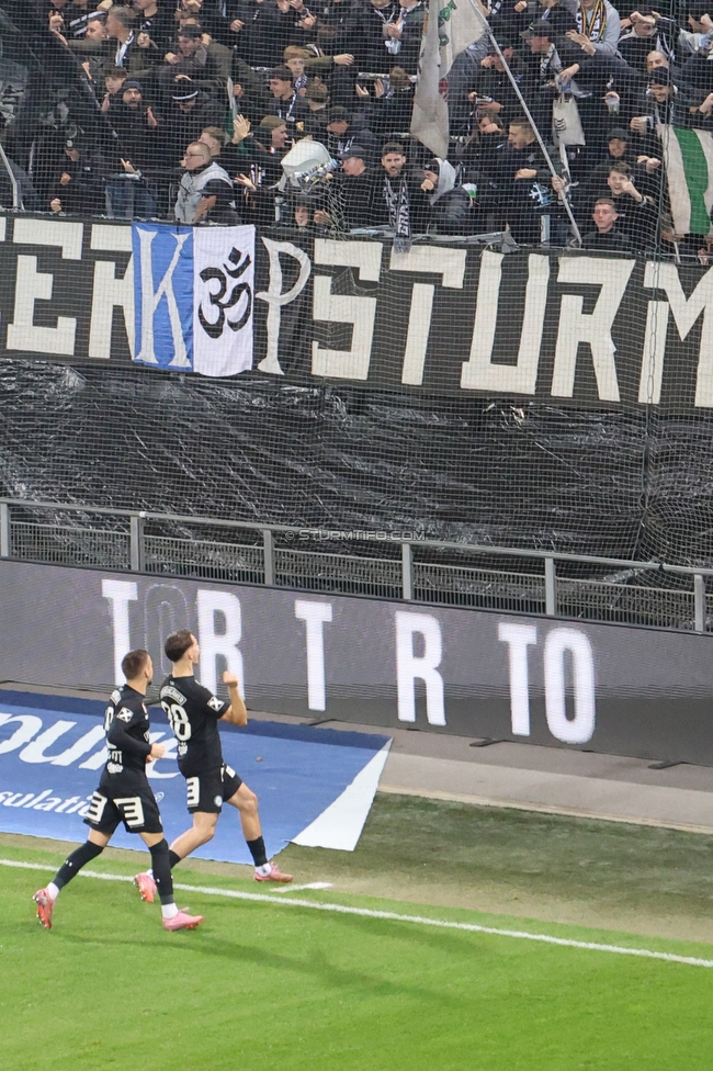 Sturm Graz - RB Salzburg
Oesterreichische Fussball Bundesliga, 13. Runde, SK Sturm Graz - FC RB Salzburg, Stadion Liebenau Graz, 09.11.2025. 

Foto zeigt Leon Grgic (Sturm)
