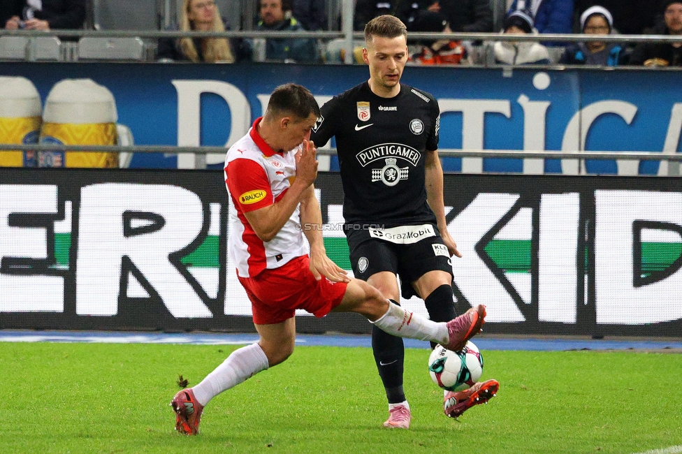 Sturm Graz - RB Salzburg
Oesterreichische Fussball Bundesliga, 13. Runde, SK Sturm Graz - FC RB Salzburg, Stadion Liebenau Graz, 09.11.2025. 

Foto zeigt Dimitri Lavalee (Sturm)
