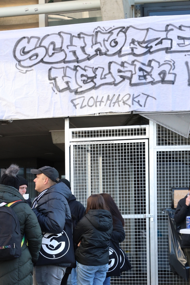 Sturm Graz - LASK
Oesterreichische Fussball Bundesliga, 14. Runde, SK Sturm Graz - LASK, Stadion Liebenau Graz, 23.11.2025. 

Foto zeigt das Vereinsfest von Schwoaze Helfen
