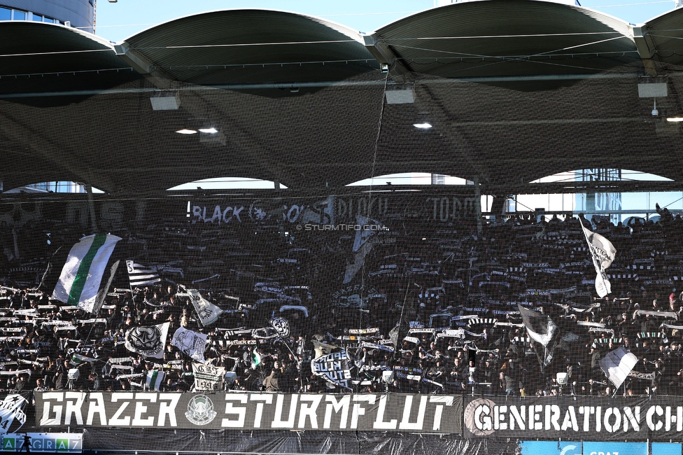 Sturm Graz - LASK
Oesterreichische Fussball Bundesliga, 14. Runde, SK Sturm Graz - LASK, Stadion Liebenau Graz, 23.11.2025. 

Foto zeigt Fans von Sturm
Schlüsselwörter: schals