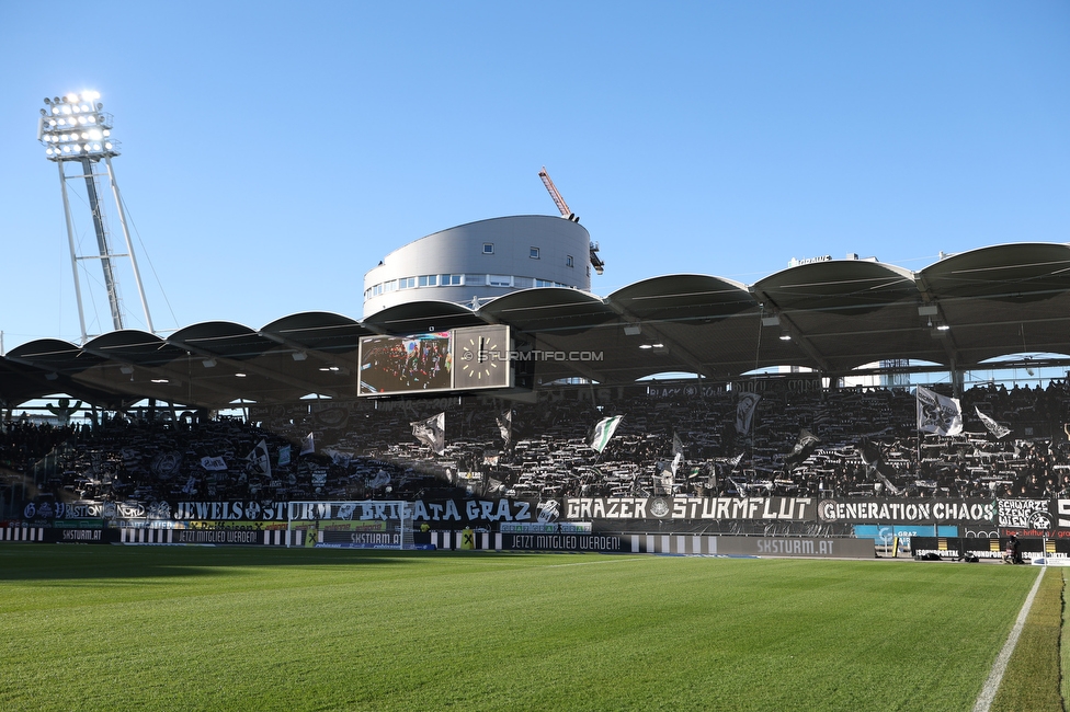 Sturm Graz - LASK
Oesterreichische Fussball Bundesliga, 14. Runde, SK Sturm Graz - LASK, Stadion Liebenau Graz, 23.11.2025. 

Foto zeigt Fans von Sturm
Schlüsselwörter: schals