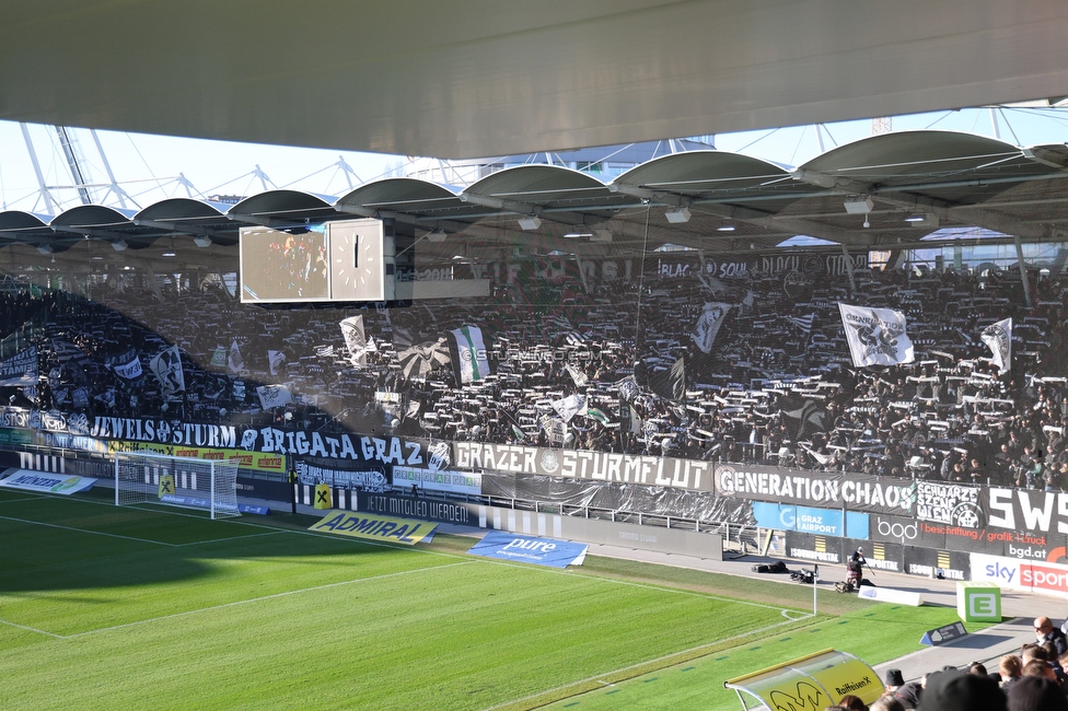 Sturm Graz - LASK
Oesterreichische Fussball Bundesliga, 14. Runde, SK Sturm Graz - LASK, Stadion Liebenau Graz, 23.11.2025. 

Foto zeigt Fans von Sturm
Schlüsselwörter: schals