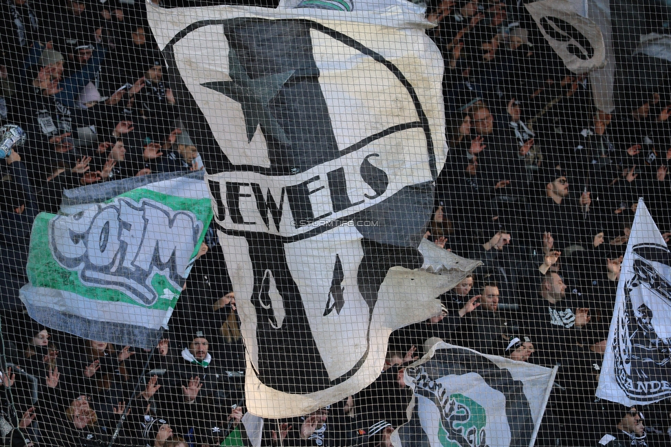 Sturm Graz - LASK
Oesterreichische Fussball Bundesliga, 14. Runde, SK Sturm Graz - LASK, Stadion Liebenau Graz, 23.11.2025. 

Foto zeigt Fans von Sturm
Schlüsselwörter: jewels