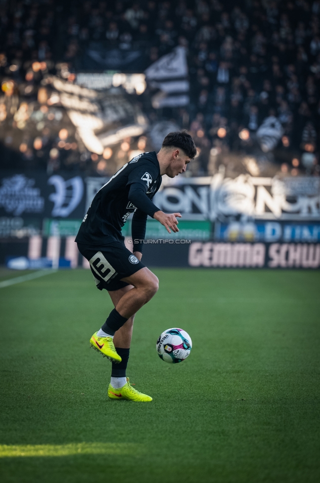 Sturm Graz - LASK
Oesterreichische Fussball Bundesliga, 14. Runde, SK Sturm Graz - LASK, Stadion Liebenau Graz, 23.11.2025. 

Foto zeigt Arjan Malic (Sturm)
