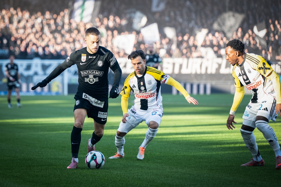 Sturm Graz - LASK
Oesterreichische Fussball Bundesliga, 14. Runde, SK Sturm Graz - LASK, Stadion Liebenau Graz, 23.11.2025. 

Foto zeigt Tomi Horvat (Sturm)
