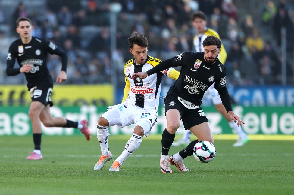 Sturm Graz - LASK
Oesterreichische Fussball Bundesliga, 14. Runde, SK Sturm Graz - LASK, Stadion Liebenau Graz, 23.11.2025. 

Foto zeigt Otar Kiteishvili (Sturm)
