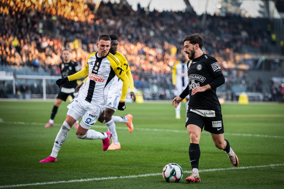 Sturm Graz - LASK
Oesterreichische Fussball Bundesliga, 14. Runde, SK Sturm Graz - LASK, Stadion Liebenau Graz, 23.11.2025. 

Foto zeigt Otar Kiteishvili (Sturm)
