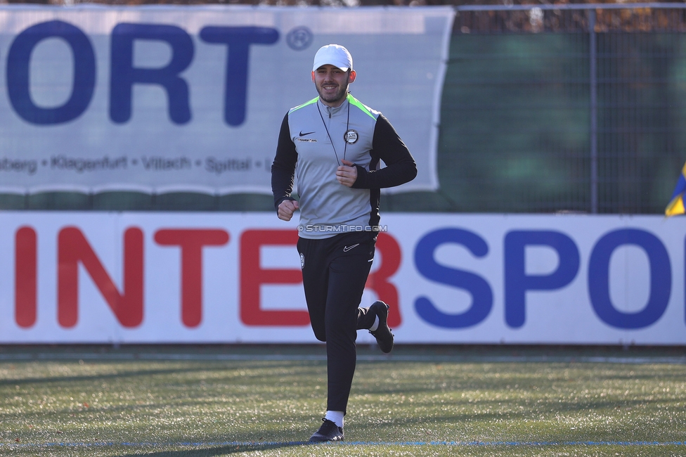 Sturm Damen - Suedburgenland Hartberg
OEFB Frauen Bundesliga, 13. Runde, SK Sturm Graz Damen - SpG Suedburgenland TSV Hartberg, Koralmstadion Deutschlandsberg, 23.11.2025. 

Foto zeigt Mato Vrdoljak (Co-Trainer Sturm Damen)
