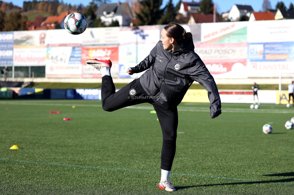Sturm Damen - Suedburgenland Hartberg
OEFB Frauen Bundesliga, 13. Runde, SK Sturm Graz Damen - SpG Suedburgenland TSV Hartberg, Koralmstadion Deutschlandsberg, 23.11.2025. 

Foto zeigt Linda Popofsits (Sturm Damen)
