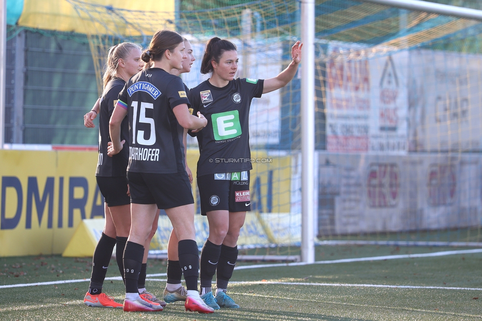 Sturm Damen - Suedburgenland Hartberg
OEFB Frauen Bundesliga, 13. Runde, SK Sturm Graz Damen - SpG Suedburgenland TSV Hartberg, Koralmstadion Deutschlandsberg, 23.11.2025. 

Foto zeigt Zala Kustrin (Sturm Damen)
