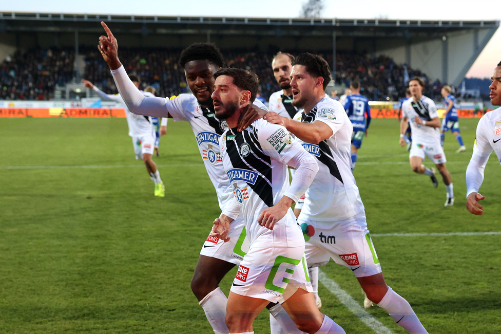 Hartberg - Sturm Graz
Oesterreichische Fussball Bundesliga, 15. Runde, TSV Hartberg - SK Sturm Graz, PROfertil Arena Hartberg, 30.11.2025. 

Foto zeigt Otar Kiteishvili (Sturm)
