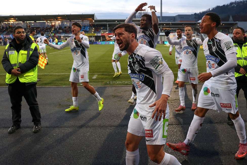 Hartberg - Sturm Graz
Oesterreichische Fussball Bundesliga, 15. Runde, TSV Hartberg - SK Sturm Graz, PROfertil Arena Hartberg, 30.11.2025. 

Foto zeigt Otar Kiteishvili (Sturm)
