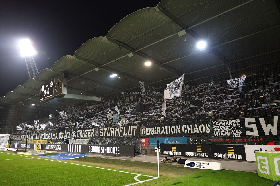 Sturm Graz - Wattens
Oesterreichische Fussball Bundesliga, 4. Runde, SK Sturm Graz - WSG Tirol, Stadion Liebenau Graz, 03.12.2025. 

Foto zeigt Fans von Sturm
