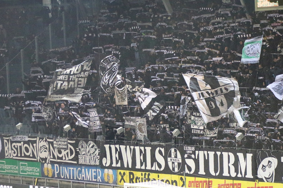 Sturm Graz - Wattens
Oesterreichische Fussball Bundesliga, 4. Runde, SK Sturm Graz - WSG Tirol, Stadion Liebenau Graz, 03.12.2025. 

Foto zeigt Fans von Sturm
