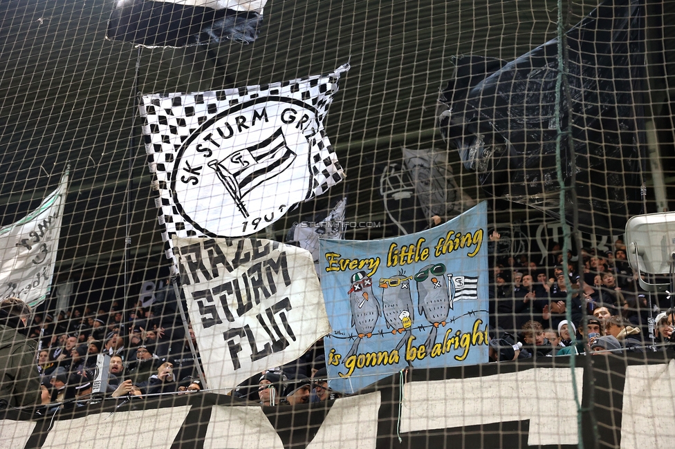 Sturm Graz - Wattens
Oesterreichische Fussball Bundesliga, 4. Runde, SK Sturm Graz - WSG Tirol, Stadion Liebenau Graz, 03.12.2025. 

Foto zeigt Fans von Sturm
